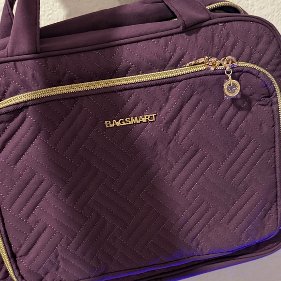 BAGSMART Purple Quilted Women's Bag - Picture 5 of 5